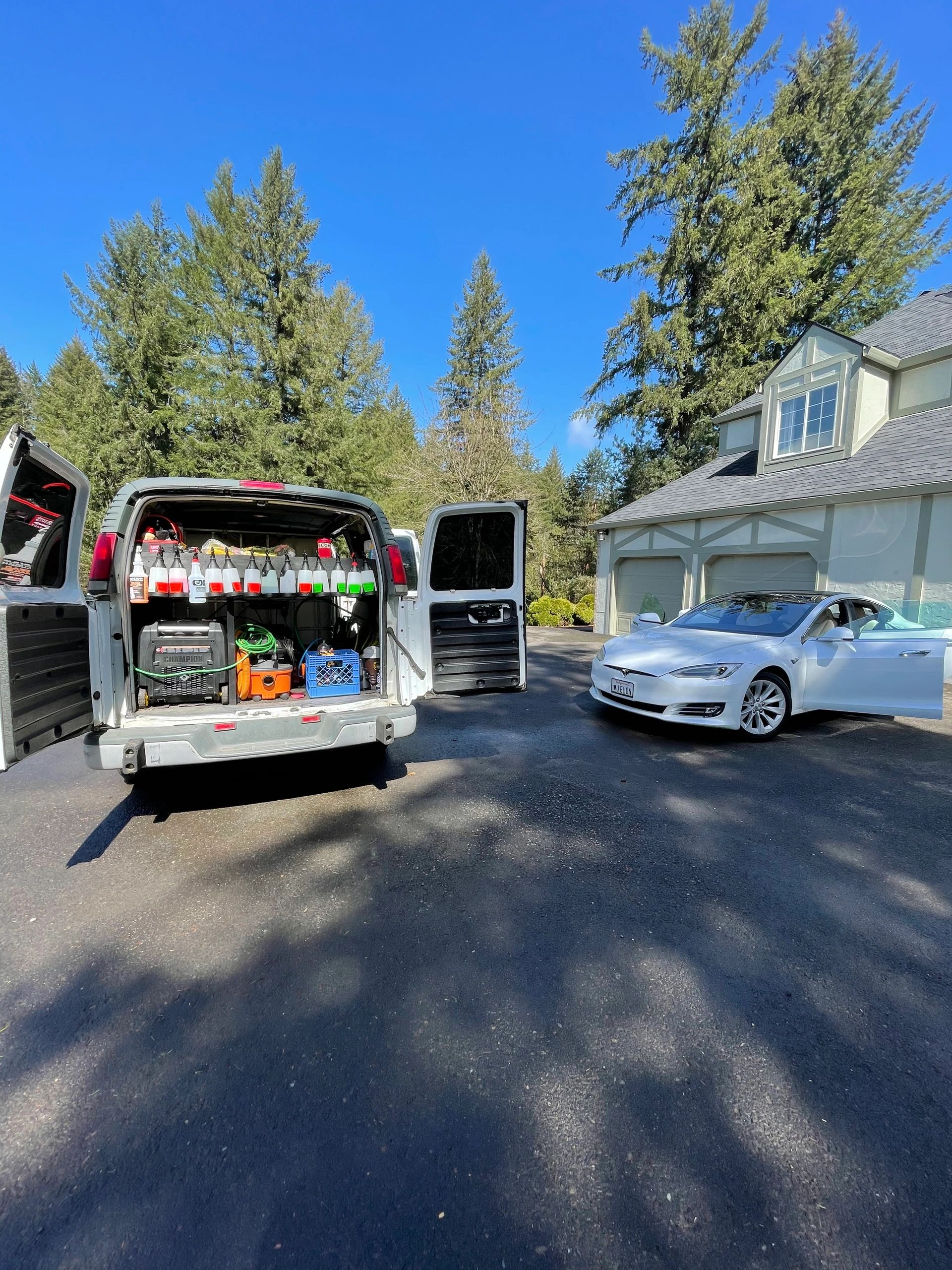 Mobile car detailing service